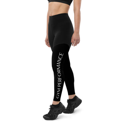 LEGGINGS TOTAL BLACK - GYM PERFORMANCE