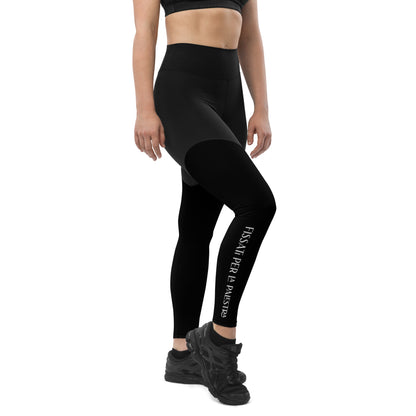 LEGGINGS TOTAL BLACK - GYM PERFORMANCE